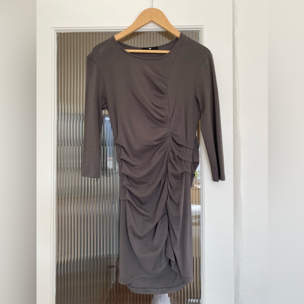 Jarbo Three-Quarter Length Sleeve Mini Dress